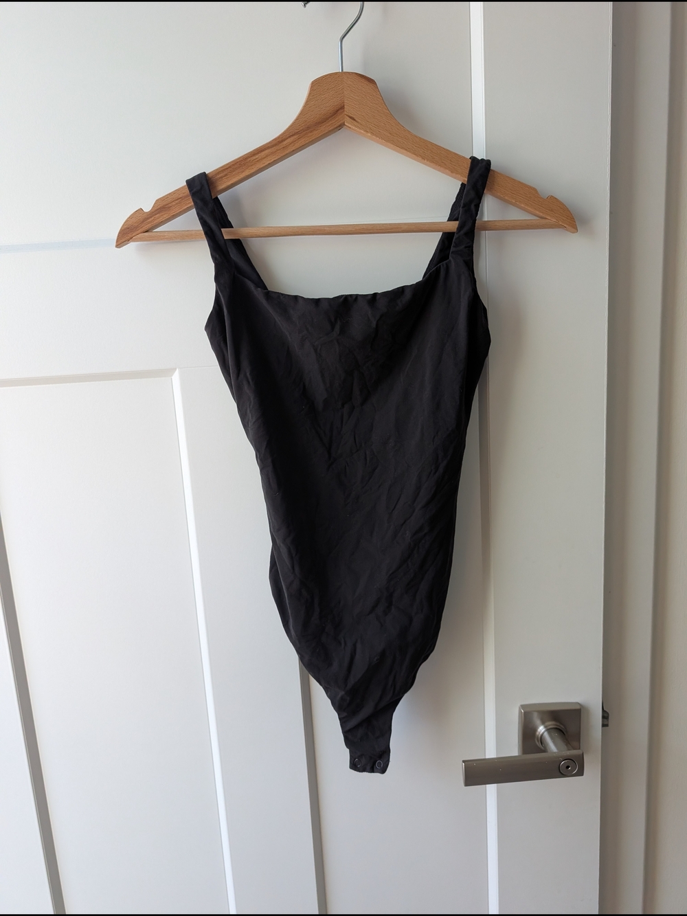 Black Sleeveless Bodysuit